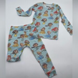 Disney + Monica & Andy Princesses Blue Pajamas for Kids—Size 3T